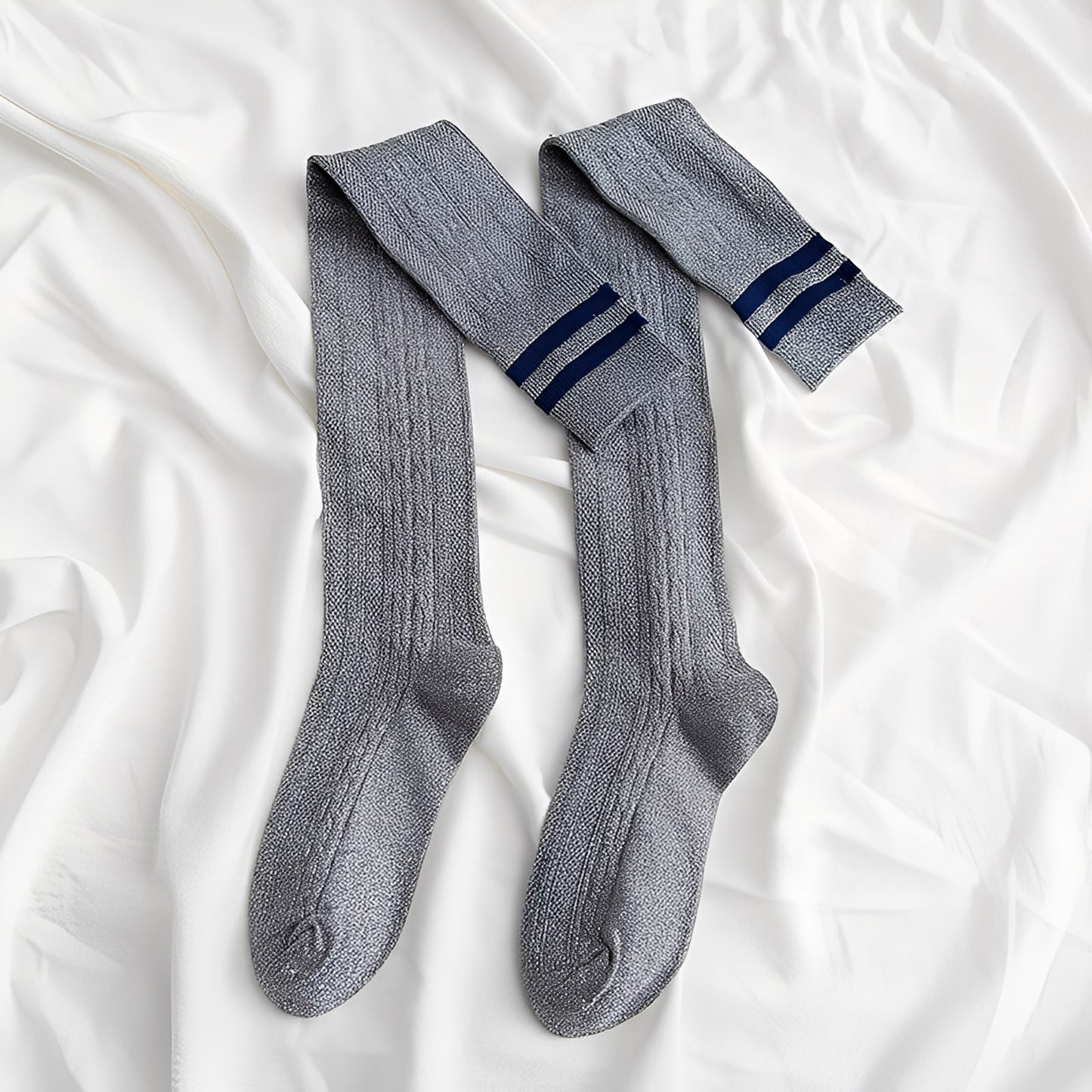 Zella - Modische Damen-Overkneesocken