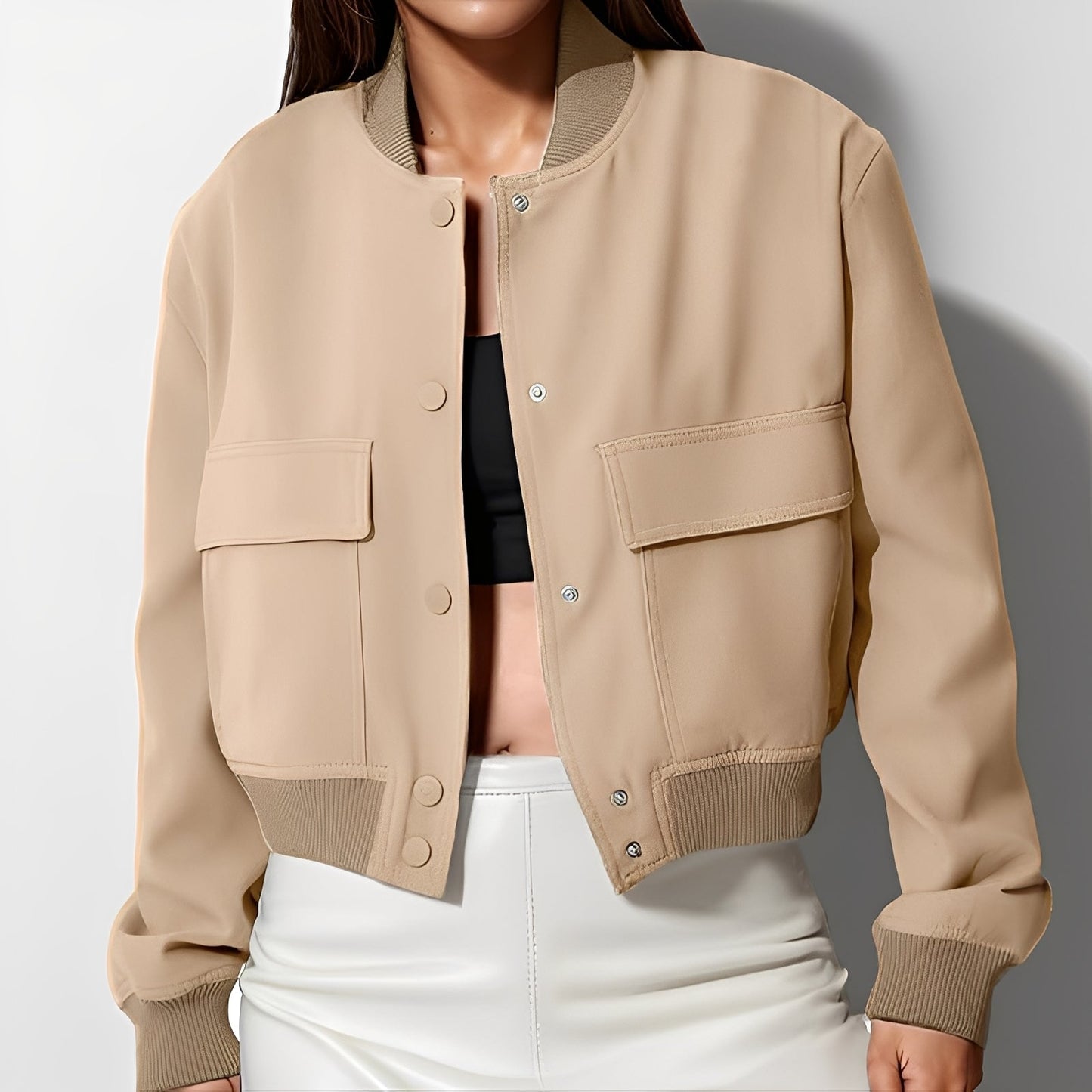 Marva - Bequeme, weite Damenjacke mit großen Taschen