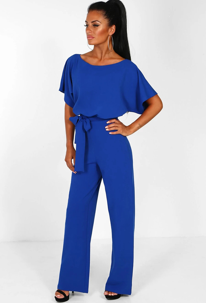 Arline - Schicker Damen-Jumpsuit mit Gürtel zum Binden
