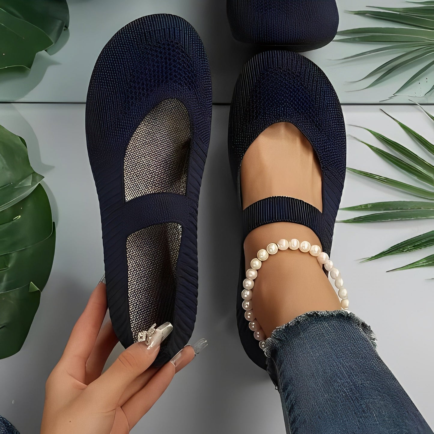Rorie - Bequeme, weiche Frauenschuhe für drinnen