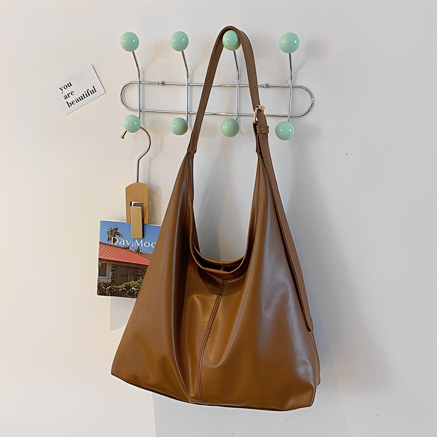 Kathleen - Damen-Lederhandtasche, leicht und schick