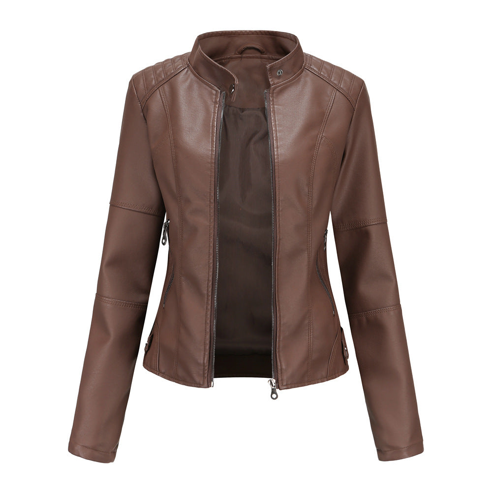 Martha - Schicke, figurbetonte Damenlederjacke