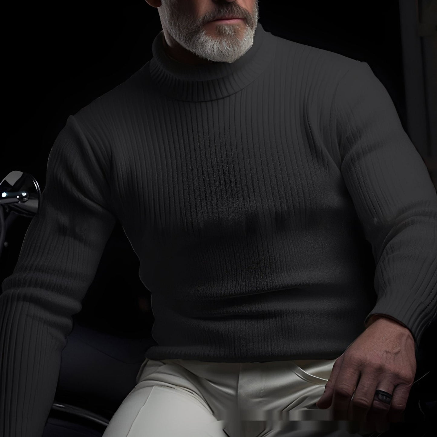 Jaron - Komfortabler Herrenrollkragenpullover