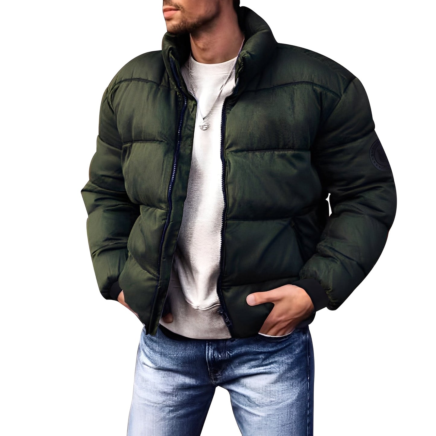 Keaton - Elegante, gefütterte Herrendaunenjacke