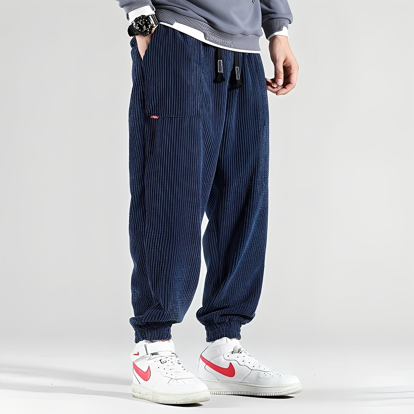 Kodey - Bequeme und lockere Cordhose für Männer
