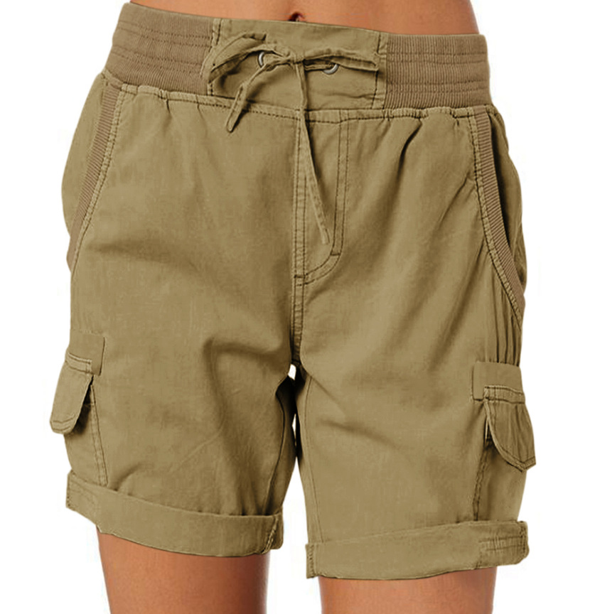 Susanna - Sommerliche Damen-Cargoshorts mit hohem Bund
