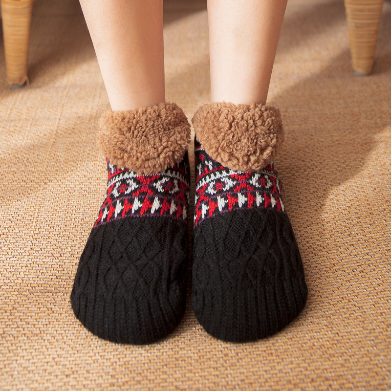 Nichole - Stilvolle, warme Antirutsch-Socken für Damen