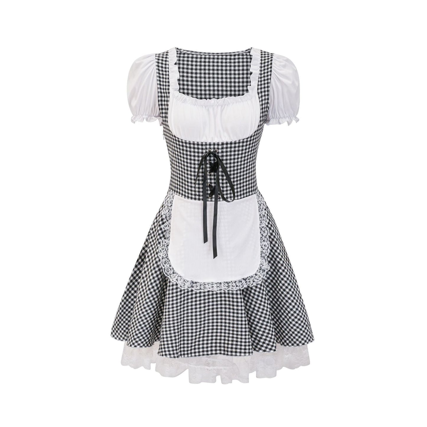 Miriam - Klassisches Damen-Oktoberfestkleid mit Karomuster