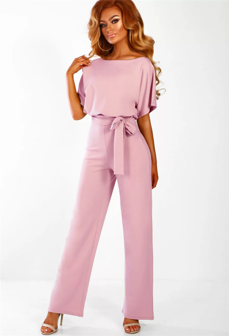 Arline - Schicker Damen-Jumpsuit mit Gürtel zum Binden