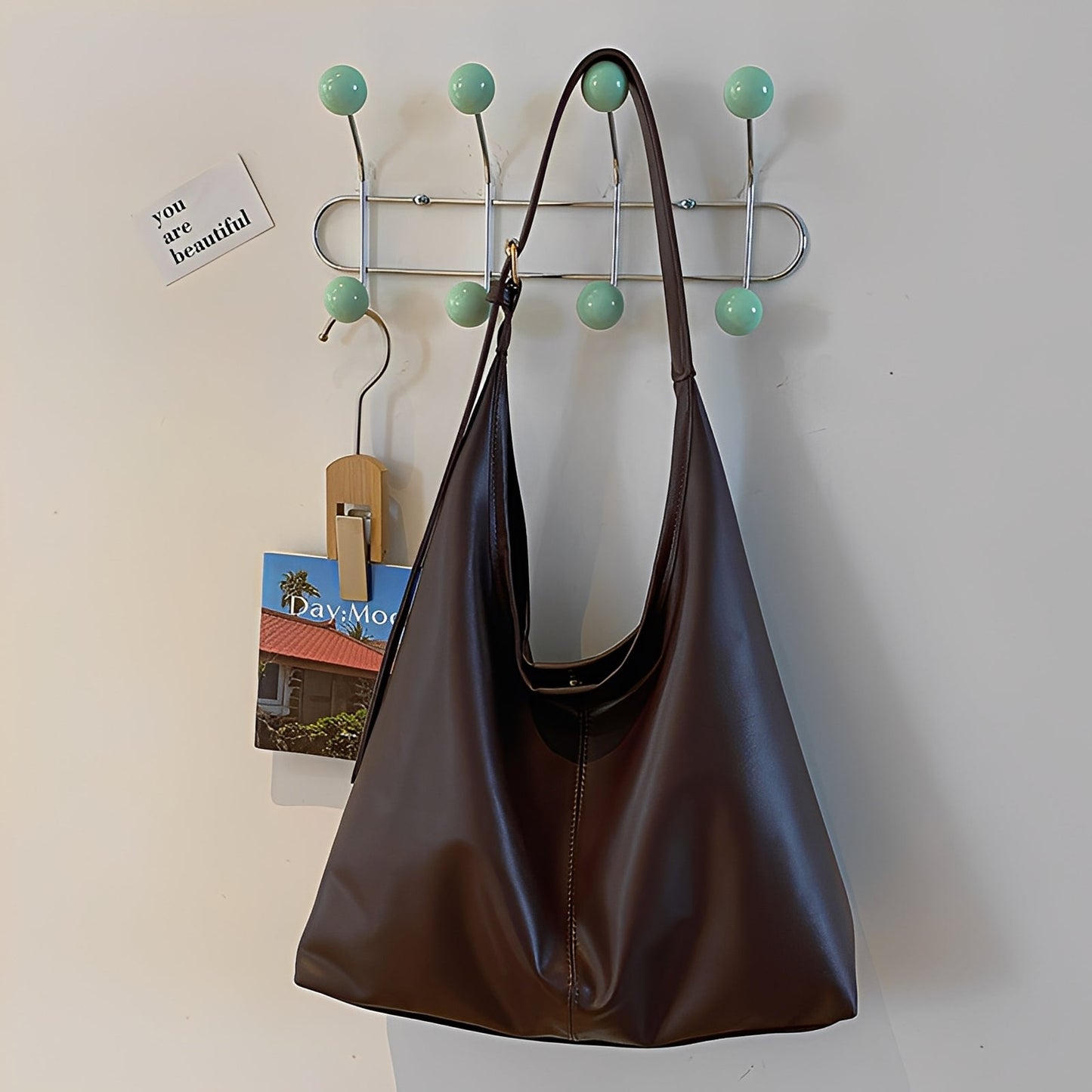 Kathleen - Damen-Lederhandtasche, leicht und schick
