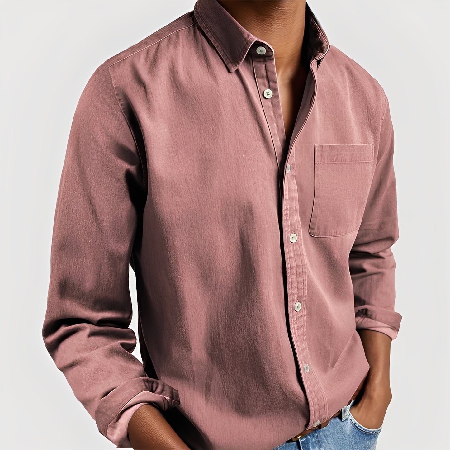Tanner - Herren-Casualshirt mit Tasche