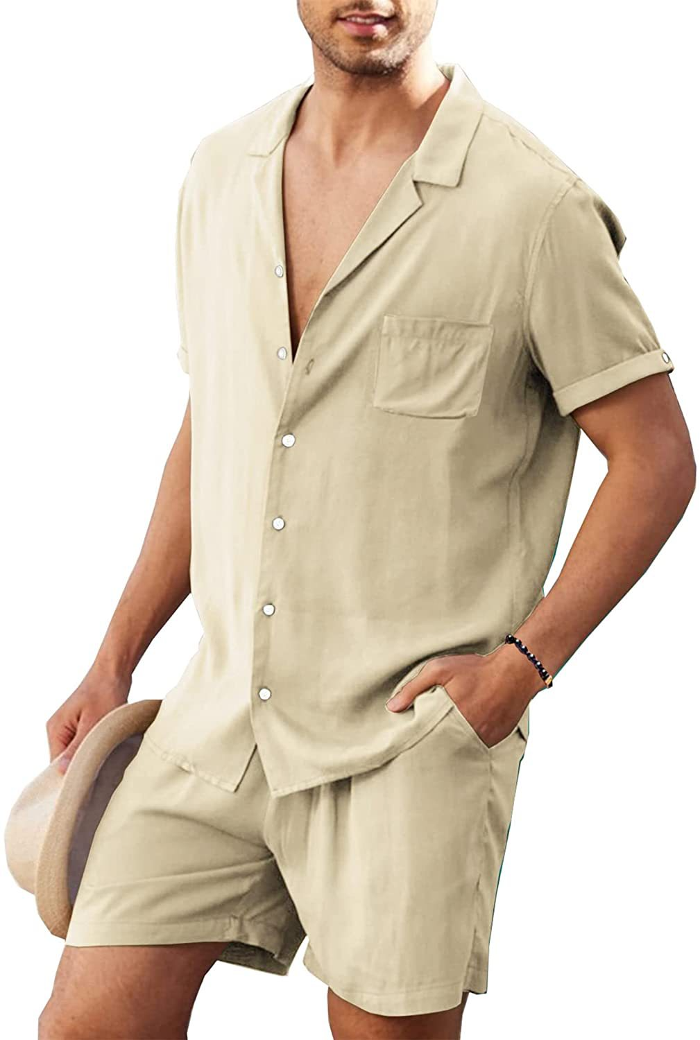 Regor - Cooles Sommeroutfit mit Hemdkragen für Männer