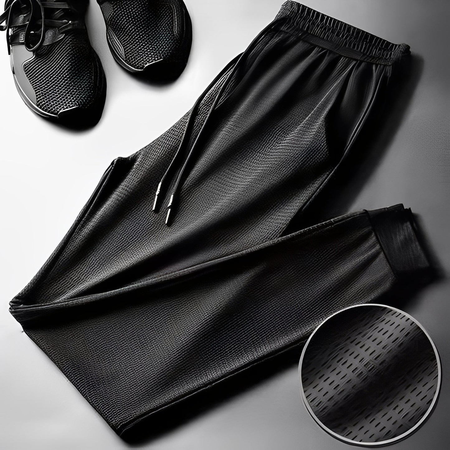 Danial - Bestickte, lockere Herrensporthose