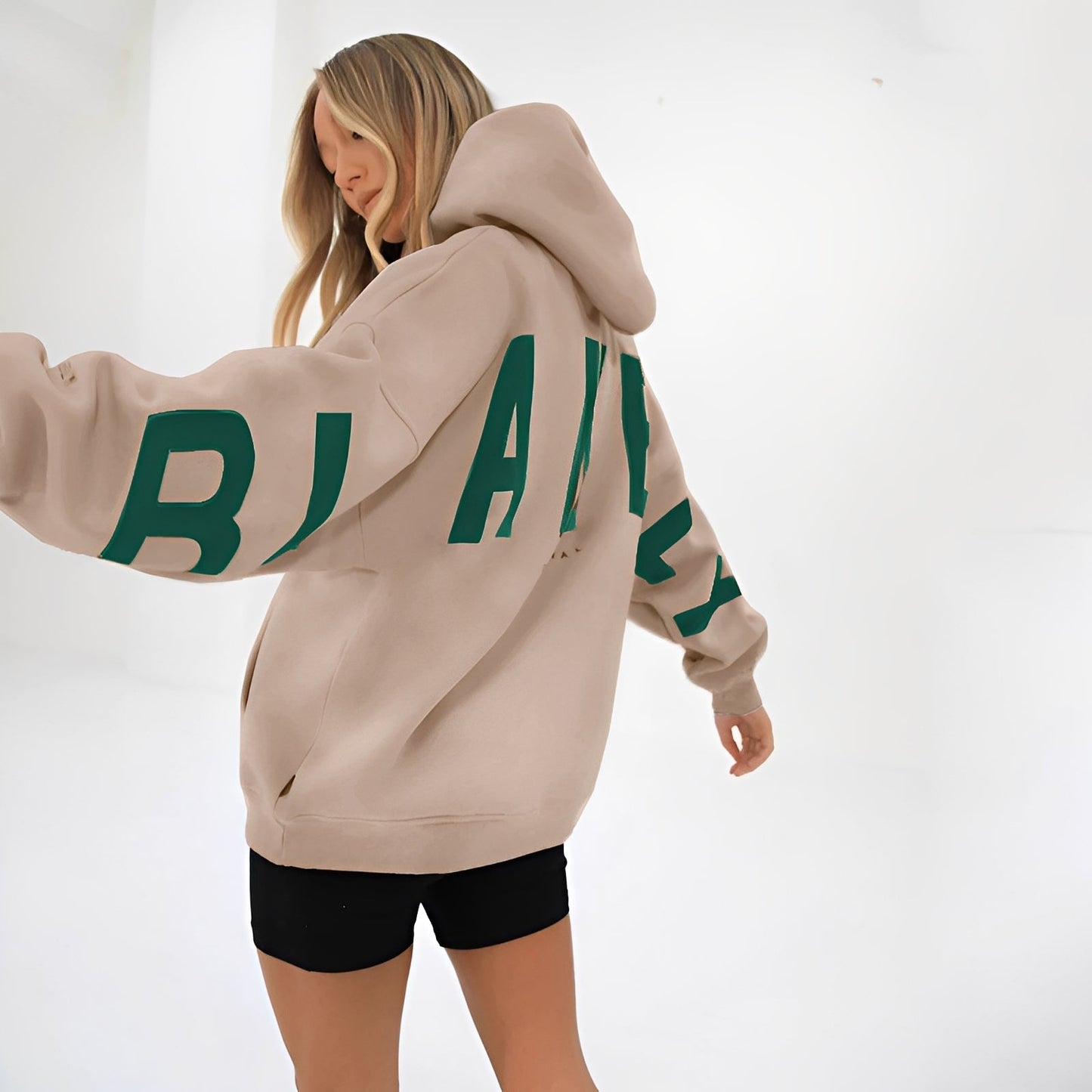Yvette - Gemütlicher Hoodie mit modernem Druck für Damen