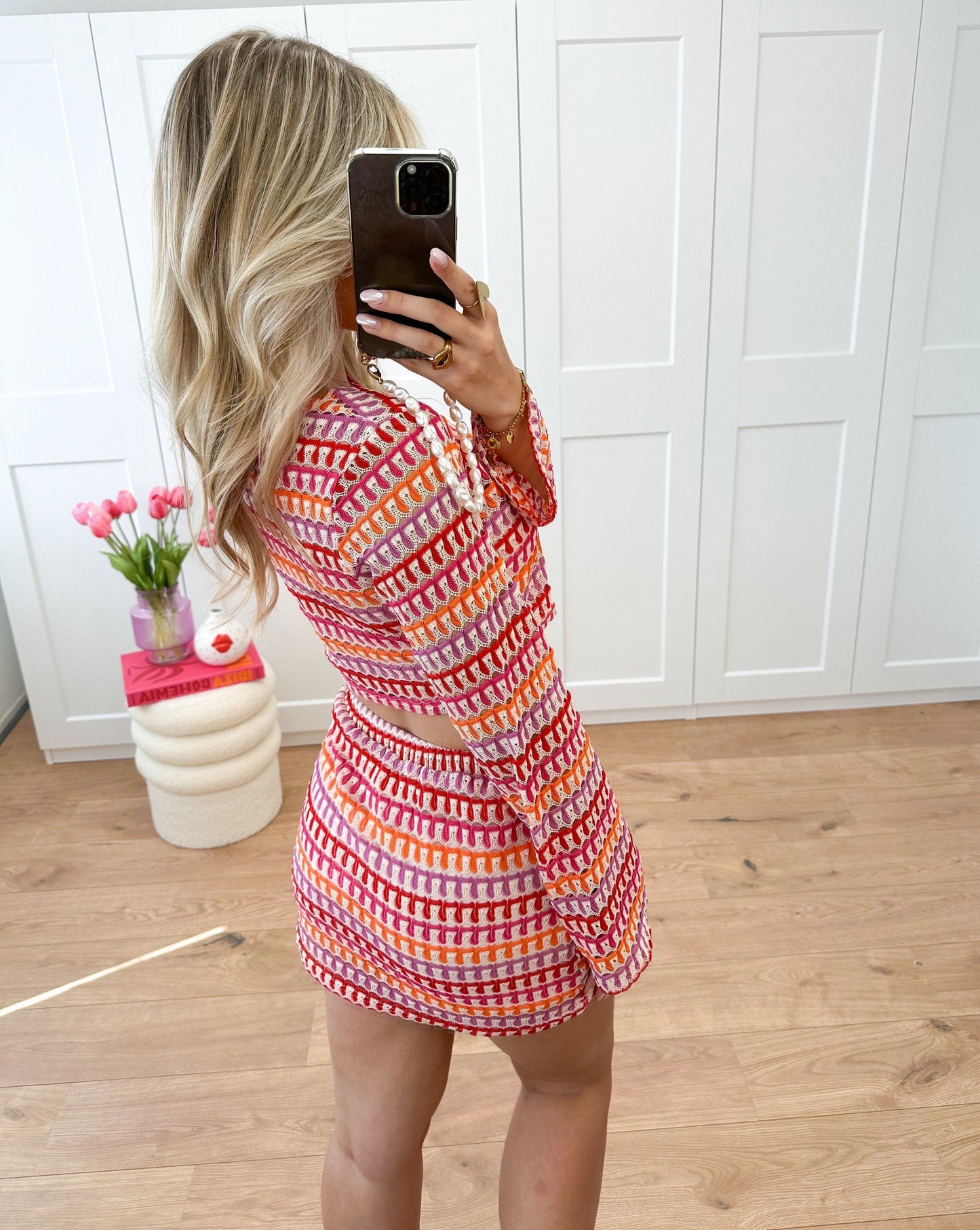 Giada – Ensemble Crop Top und Minirock