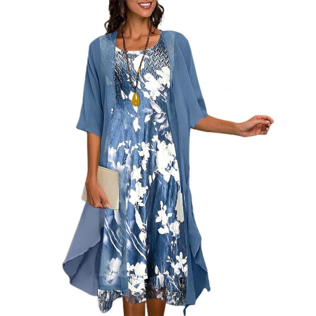 Rosanna - Bequemes Sommerkleid aus Chiffon für Damen