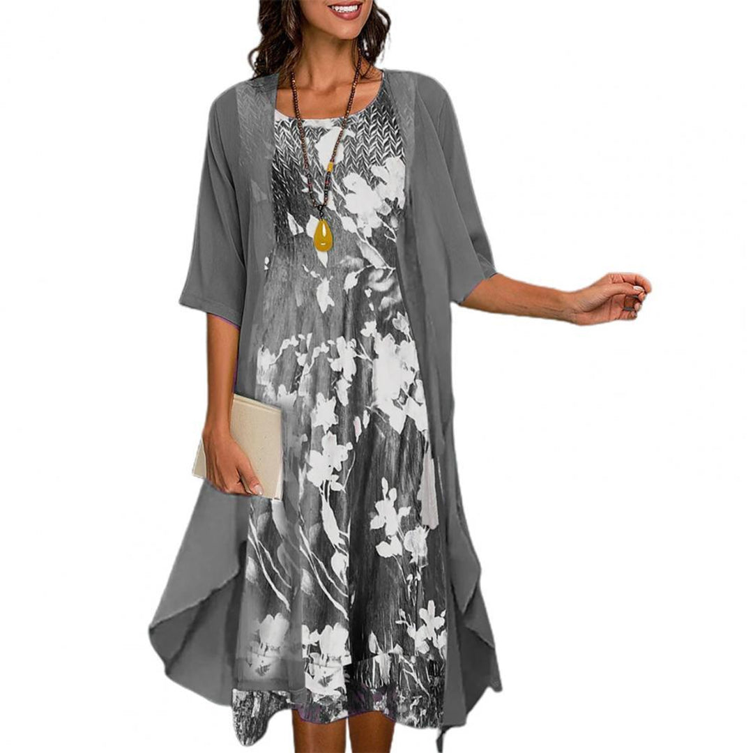 Rosanna - Bequemes Sommerkleid aus Chiffon für Damen
