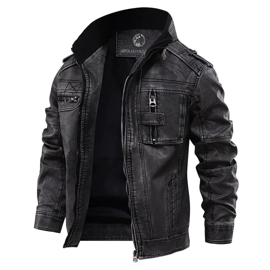 Franky - Traditionelle Männer Lederjacke