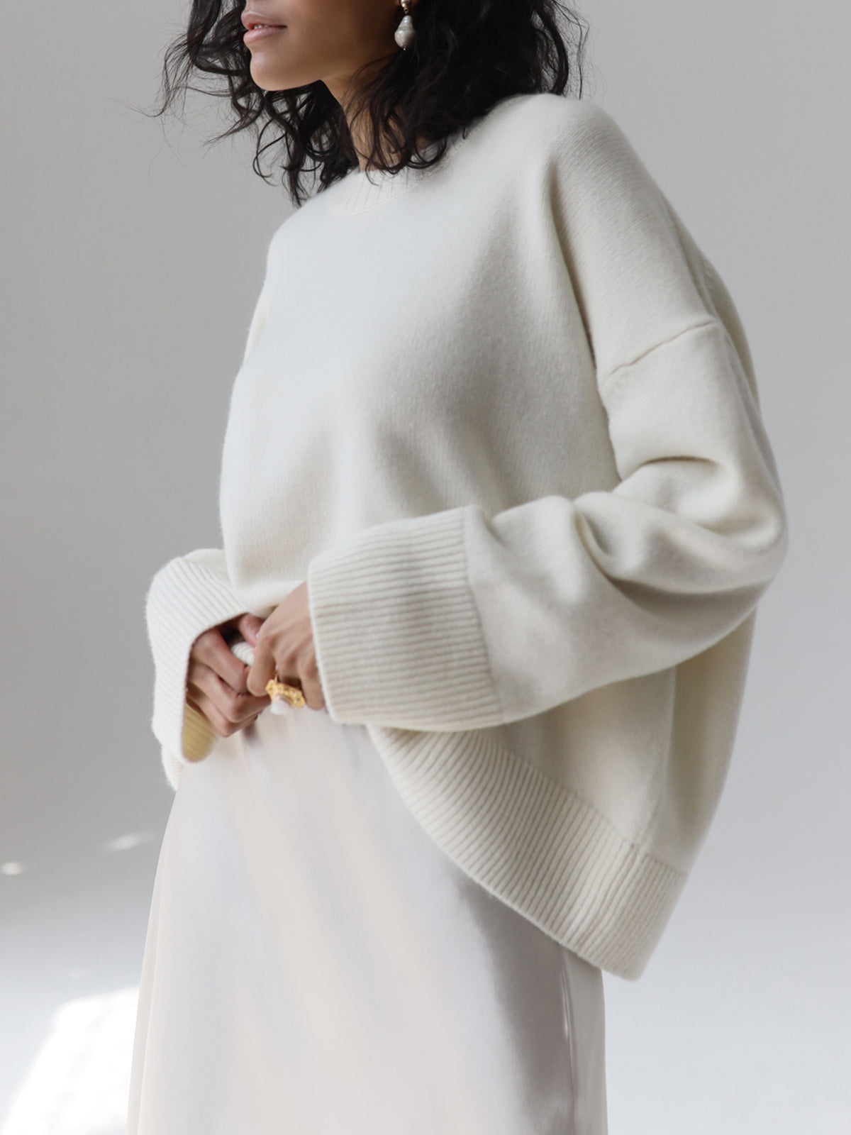 Amara – Große Pullover „Zuckerwatte“