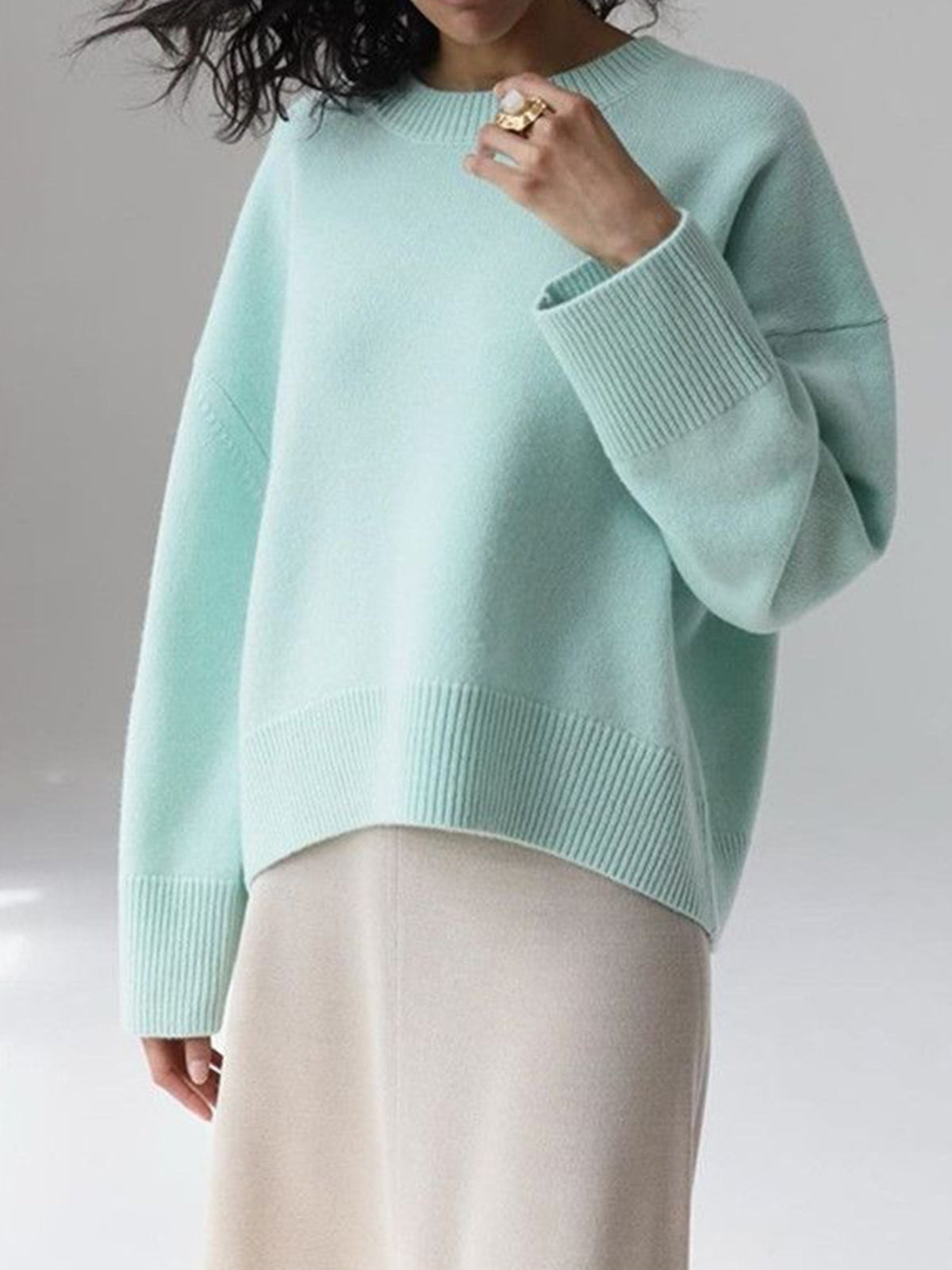 Amara – Große Pullover „Zuckerwatte“
