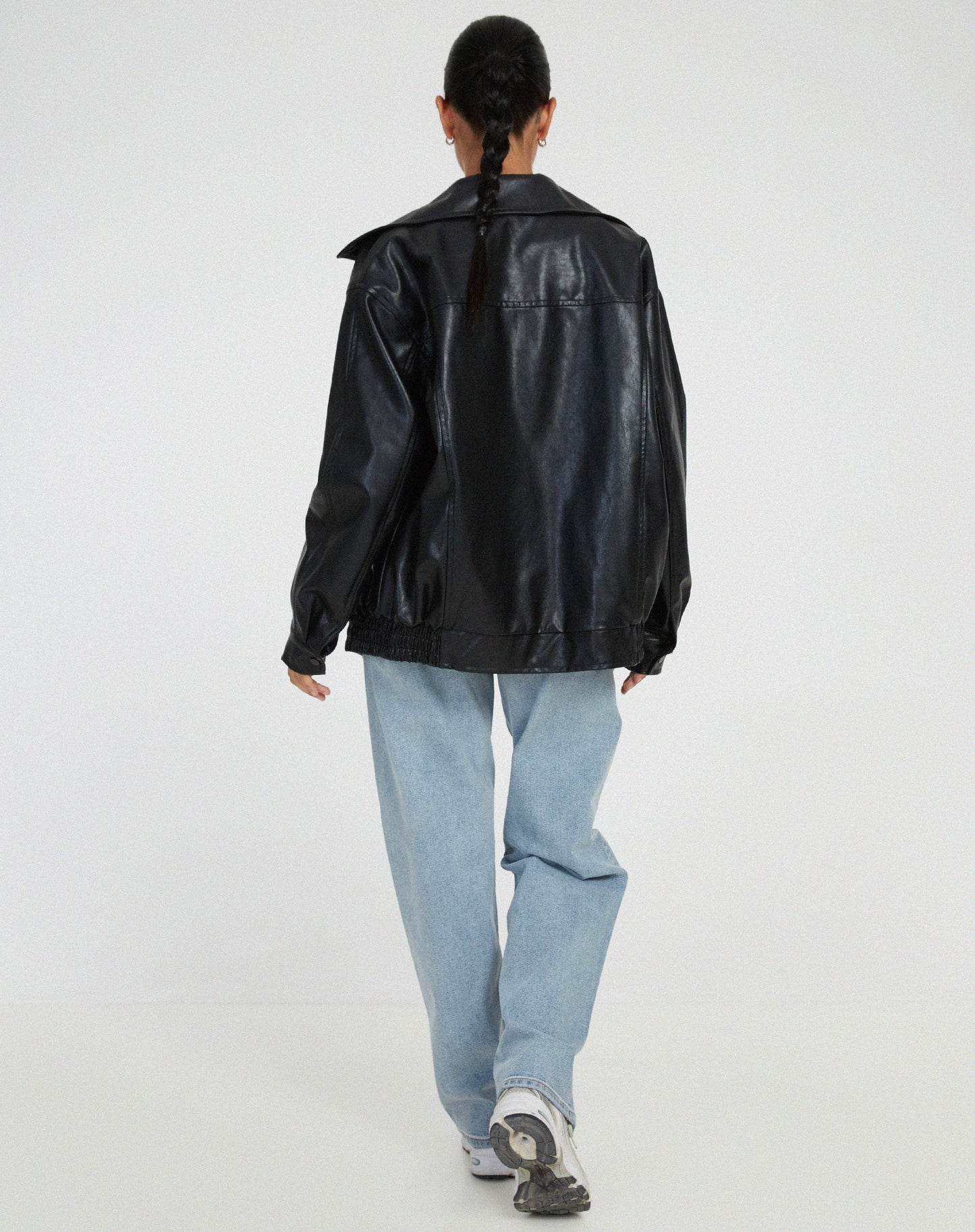 Anouk – Weite Damen-Lederjacke
