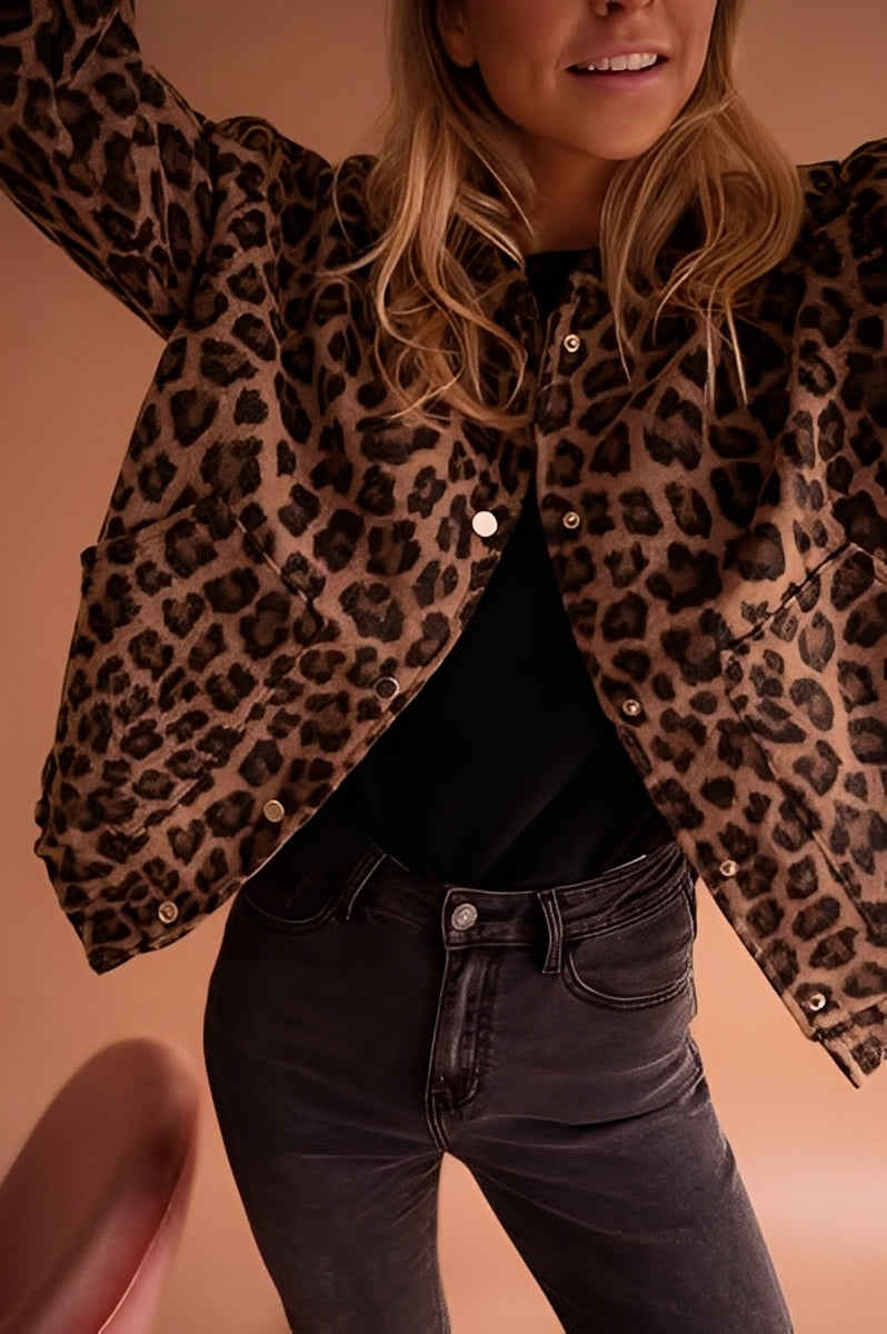 Lea – Bomber mit Leopardenmuster