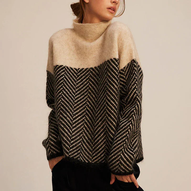 Yancy - Schicker, dicker gestrickter Damenpullover