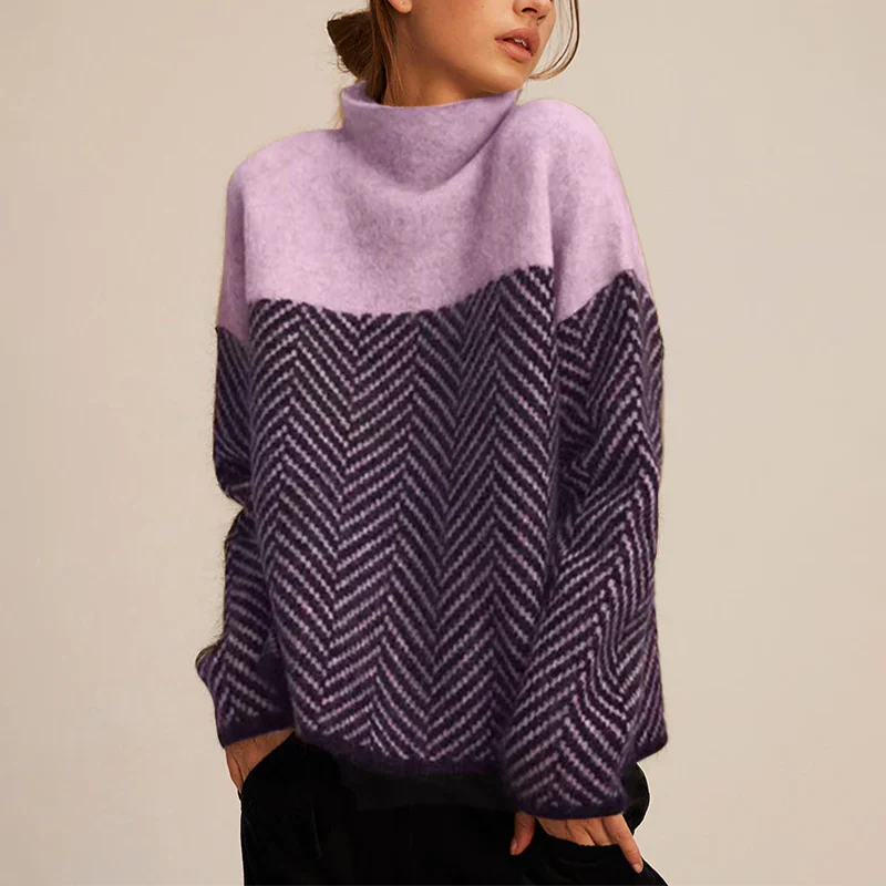 Yancy - Schicker, dicker gestrickter Damenpullover