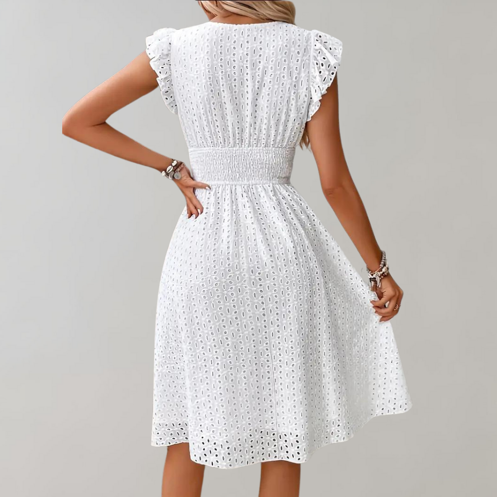 Astoria - Sommerliches Spitzenkleid mit Hohlschnitt für Damen