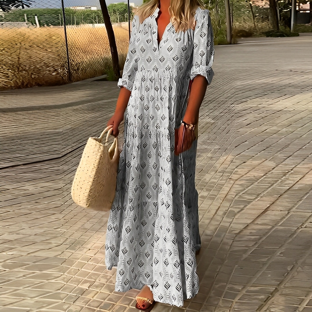 Octavia - Boho-Kleid im Vintage-Stil für Damen