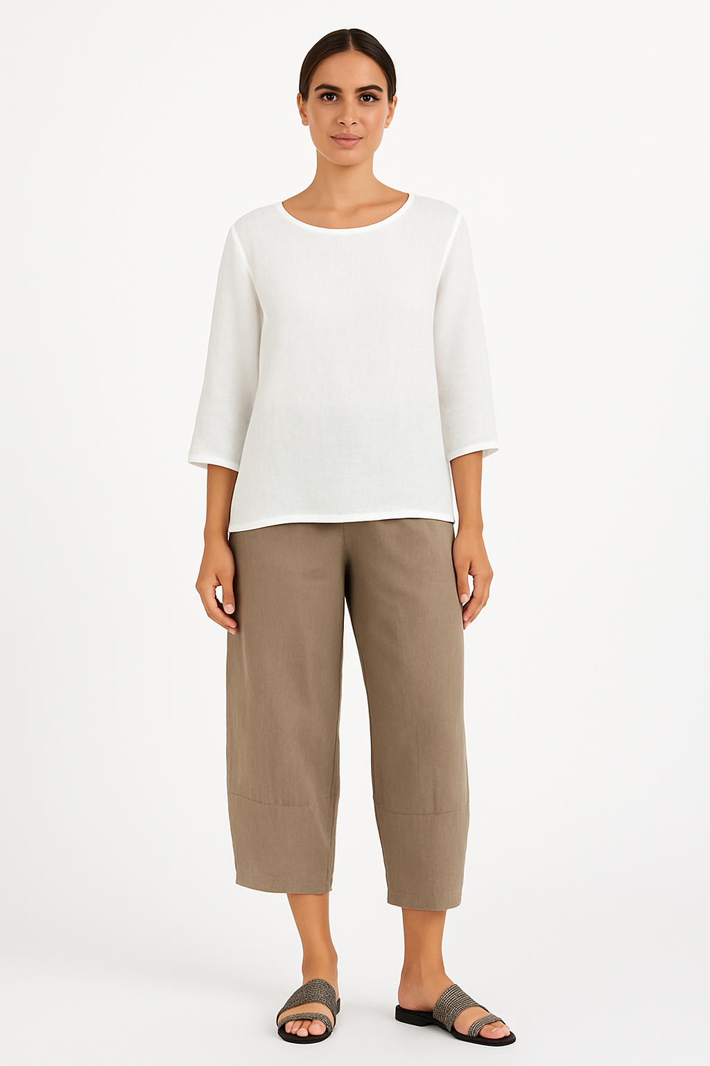 Liliana - Breite luftige Hose für Damen