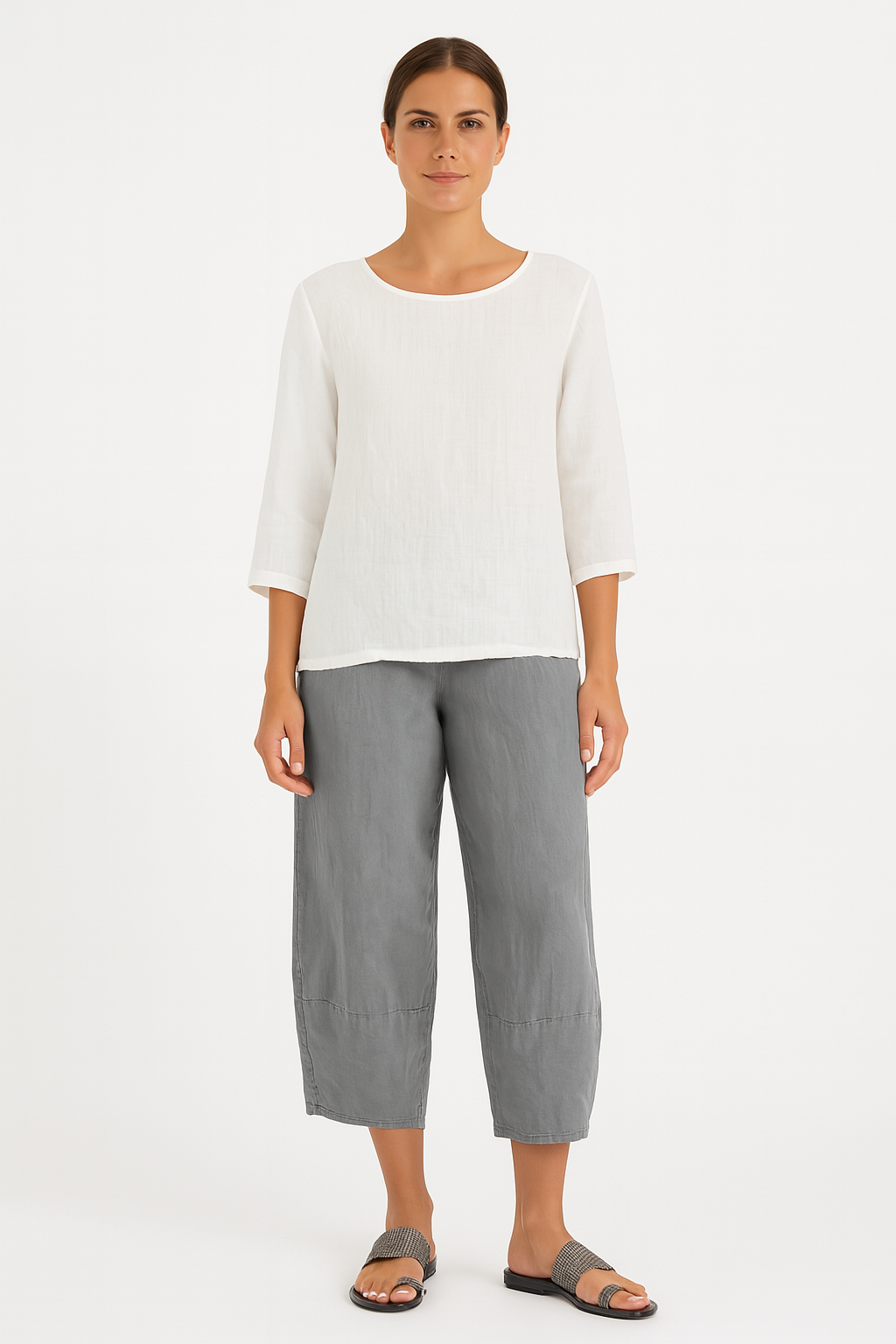 Liliana - Breite luftige Hose für Damen