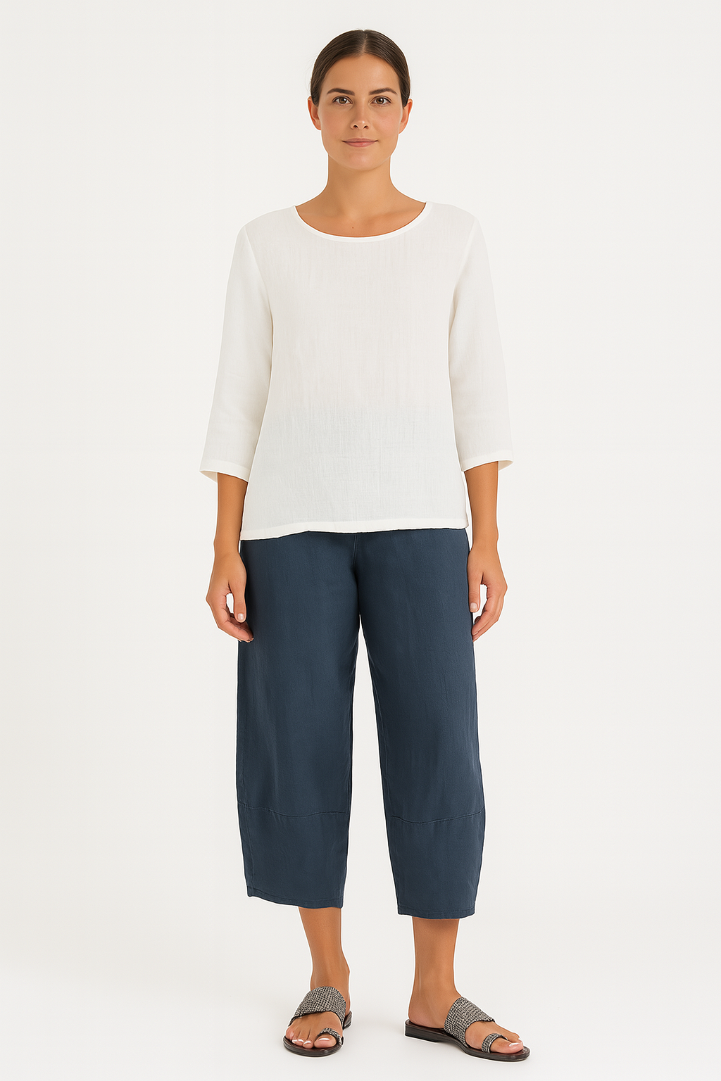 Liliana - Breite luftige Hose für Damen