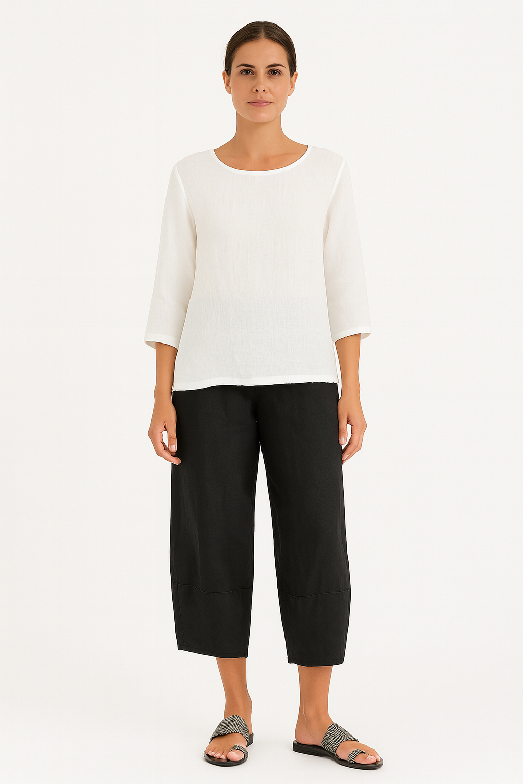 Liliana - Breite luftige Hose für Damen