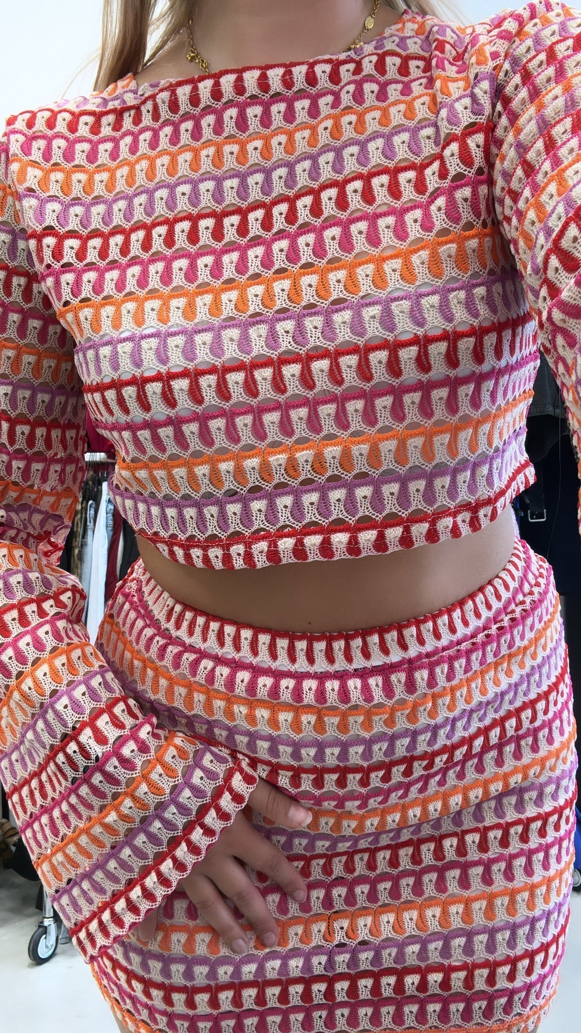 Giada – Ensemble Crop Top und Minirock