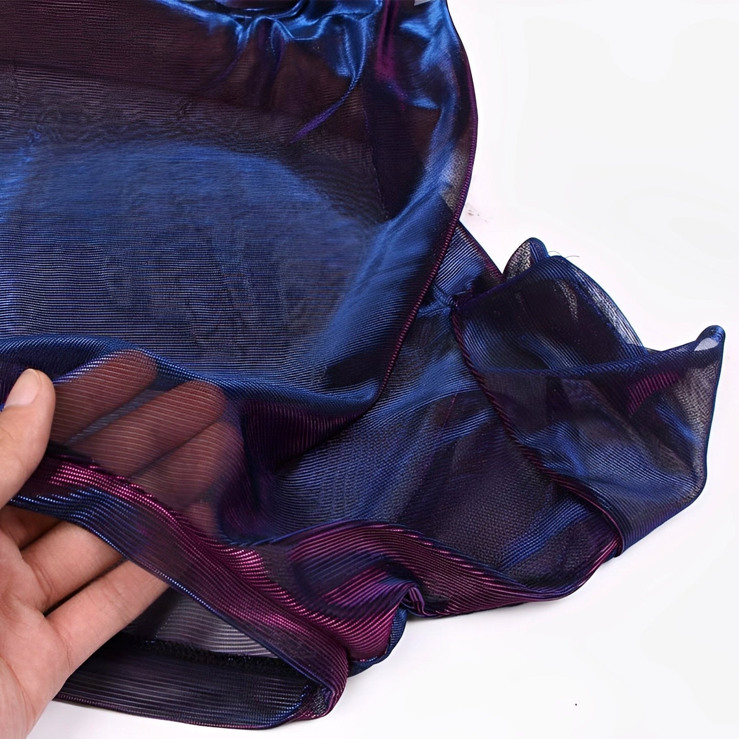 Elfleda - Durchsichtige Mesh-Bluse für Frauen