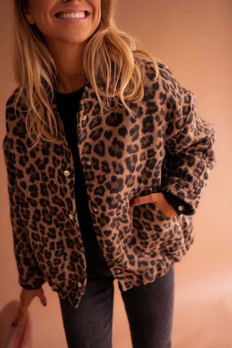 Lea – Bomber mit Leopardenmuster