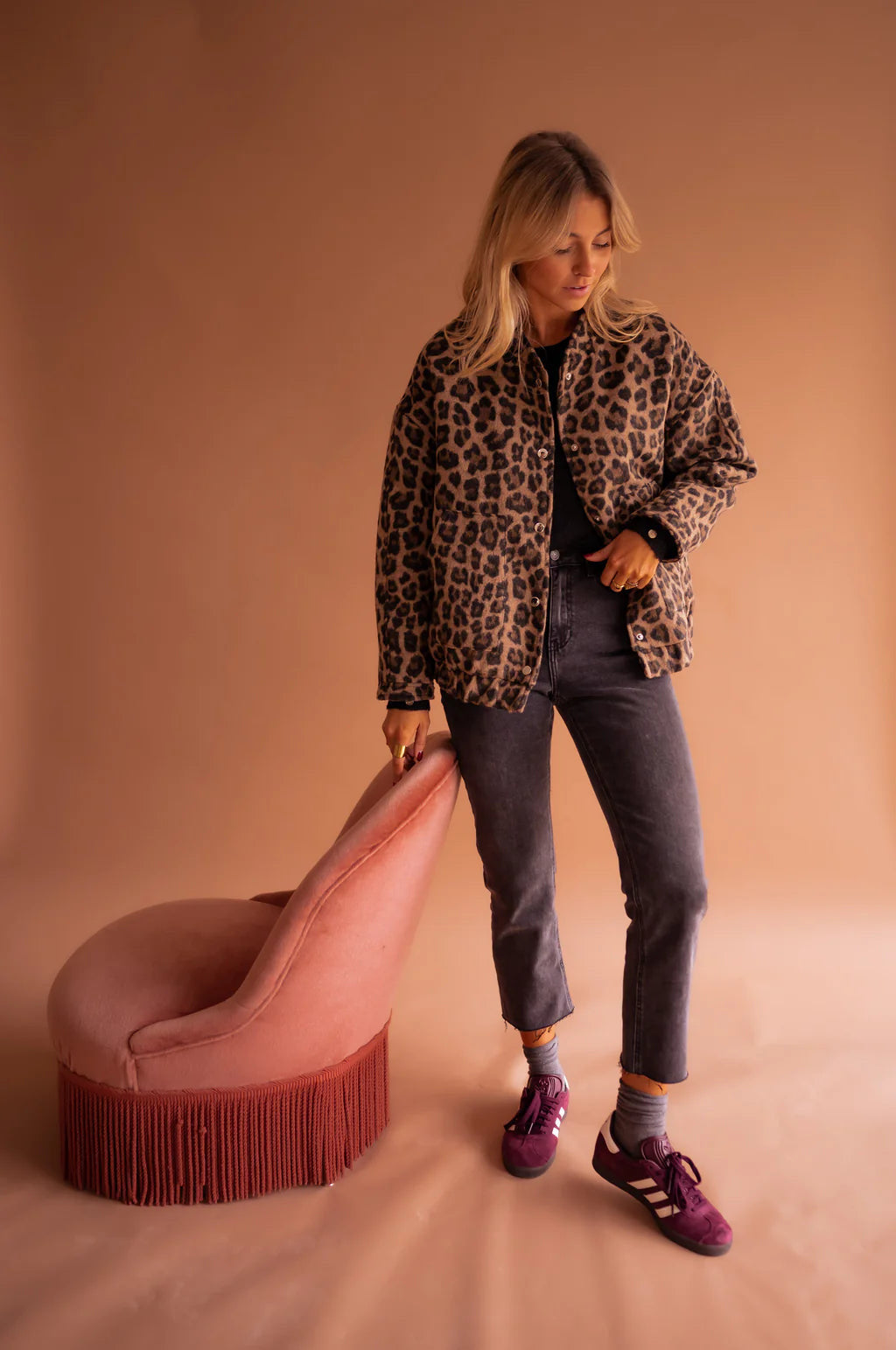 Lea – Bomber mit Leopardenmuster