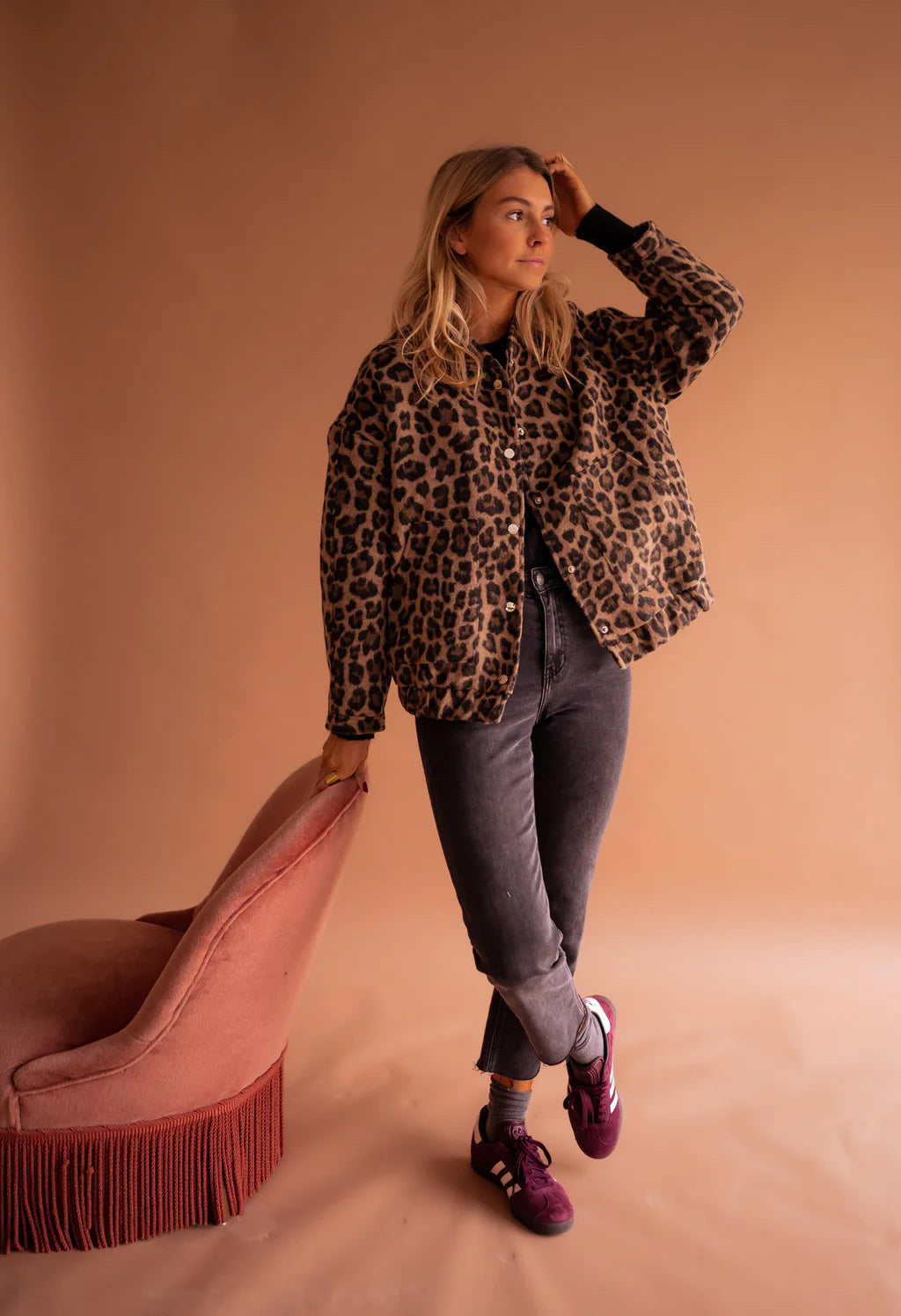Lea – Bomber mit Leopardenmuster