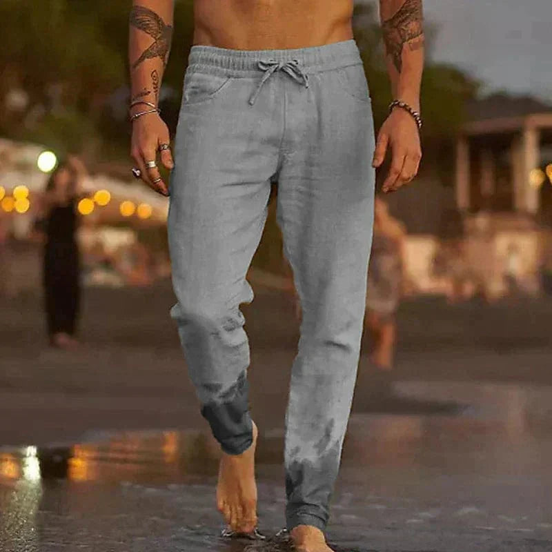 Majd - Leichte Leinenhosen für Herren