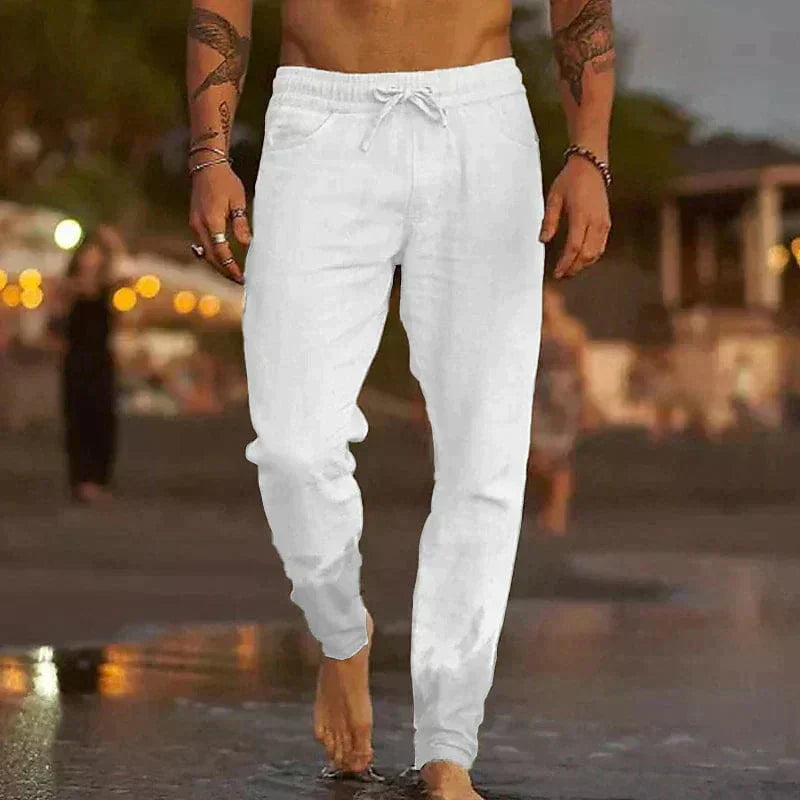 Majd - Leichte Leinenhosen für Herren