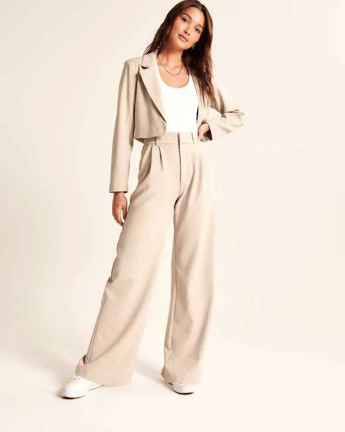 Amelia - Moderne Hose mit weitem Bein
