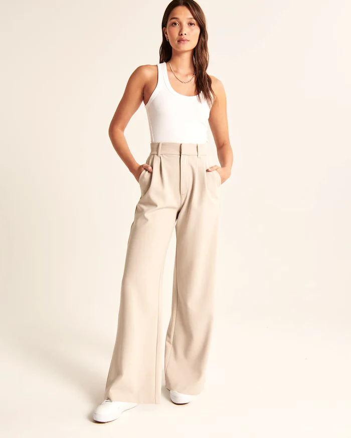 Amelia - Moderne Hose mit weitem Bein