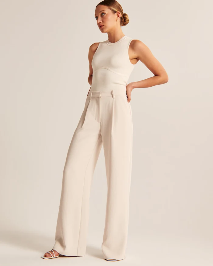 Amelia - Moderne Hose mit weitem Bein