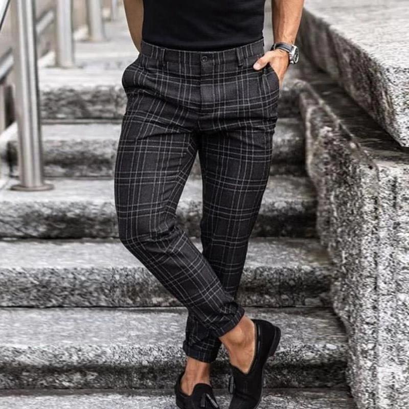 Felix – Stylische karierte Chinohose für Männer
