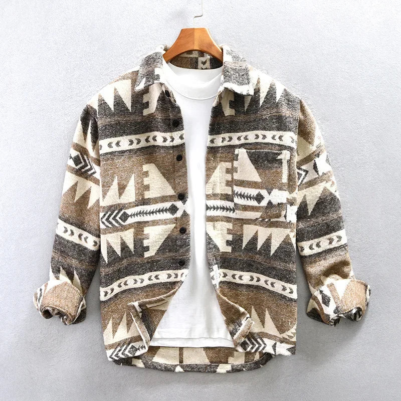 Leon – Azteken-Jacke im Hemdenstil