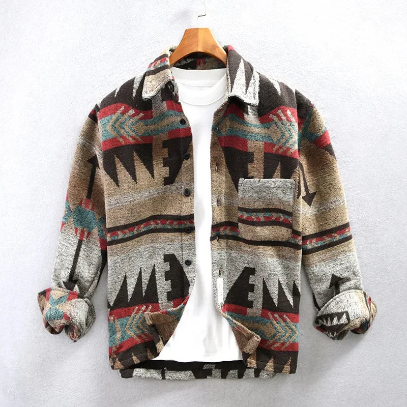 Leon – Azteken-Jacke im Hemdenstil