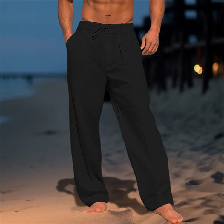 Justine - Herren Leinenhose mit Zugband