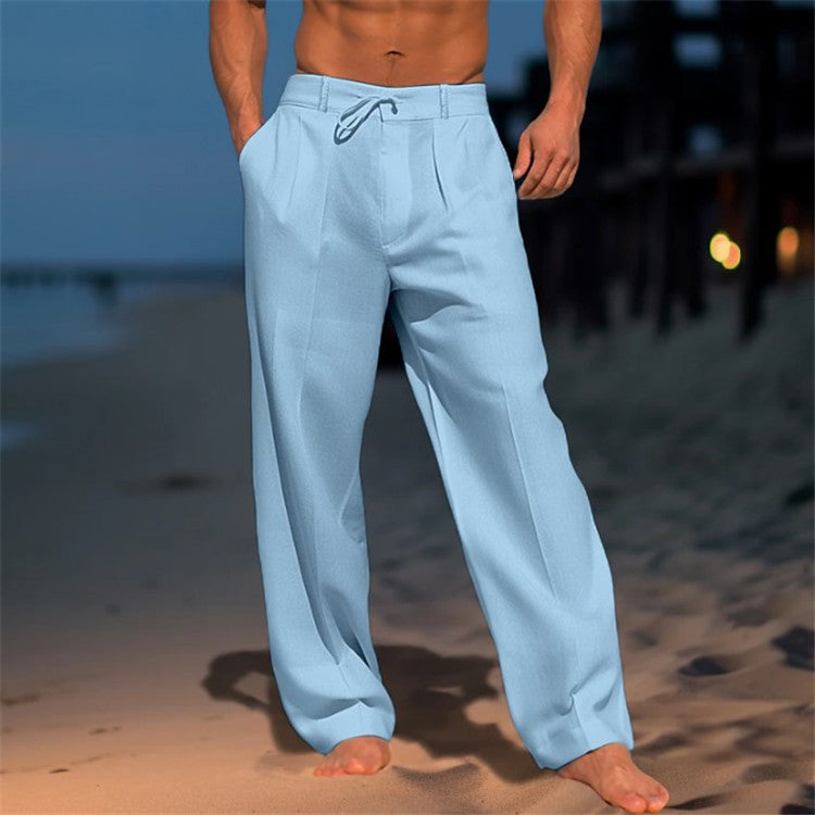 Justine - Herren Leinenhose mit Zugband