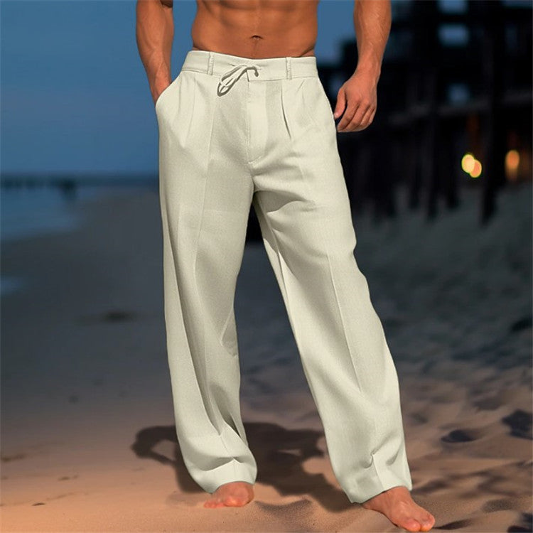 Justine - Herren Leinenhose mit Zugband